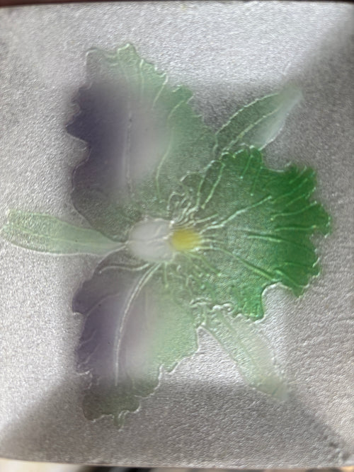 Vintage Japanese Shippō-yaki Floral Dish