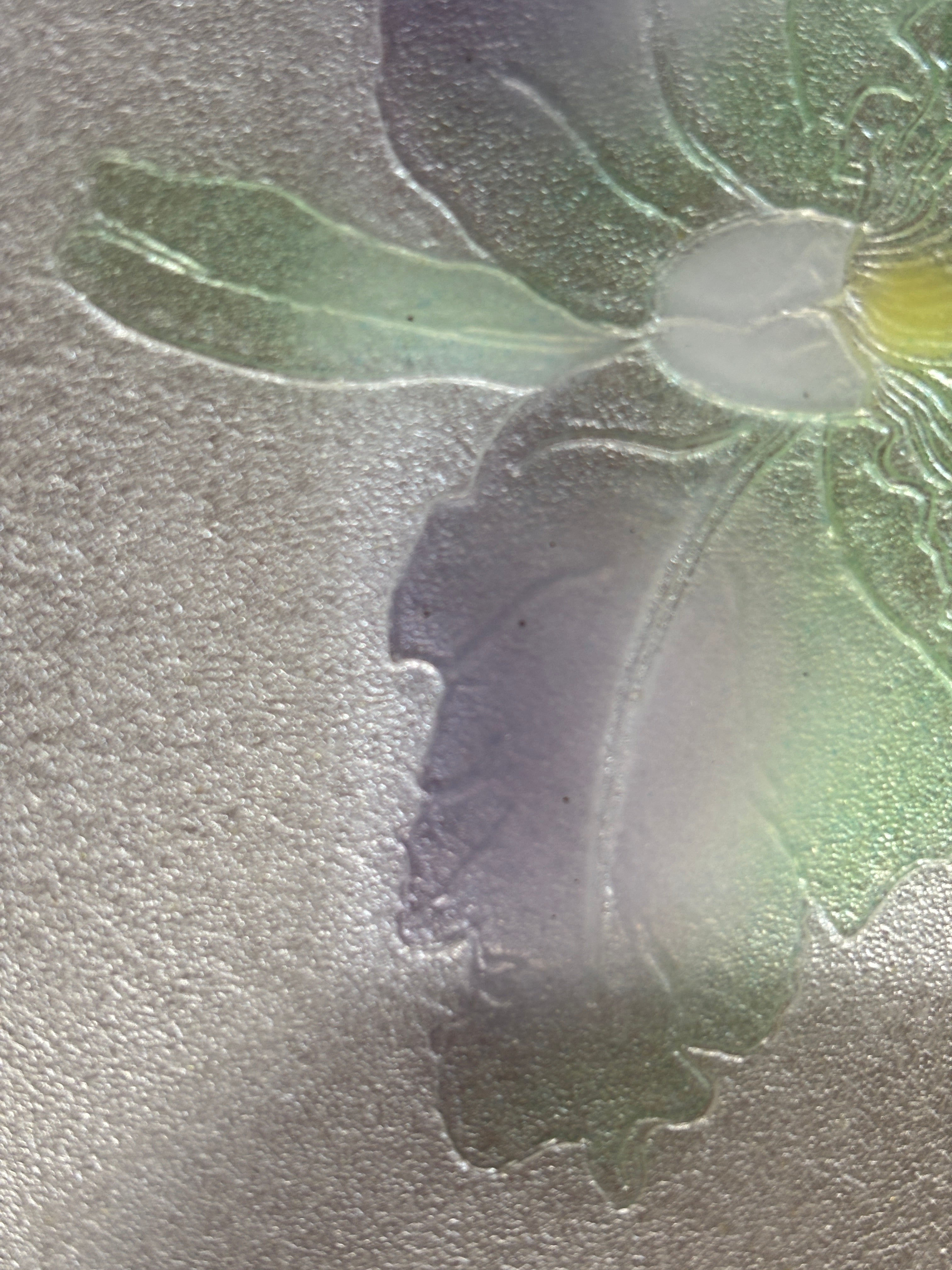 Vintage Japanese Shippō-yaki Floral Dish